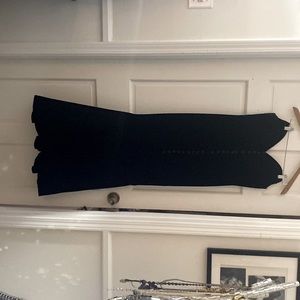 This is a vintage Bob Mackie black velvet evening gown.